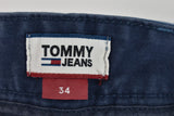 TOMMY HILFIGER Blue Chino Shorts size 34 Mens Cotton Elastane Outdoors Outerwear
