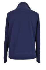 RALPH LAUREN Golf Blue Track Jumper size M Womens Cotton Polyester Elastane