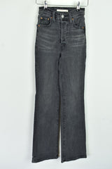 LEVI'S Grey Ribcage Boot Jeans size W23 L31 Womens Outdoors Outerwear Womenswear