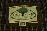 HIDEPARK Brown Leather Vest Gilet size 3XL Mens Real Leather Outdoors Outerwear