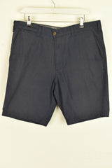 MARKS & SPENCER Blue Short Size 36In Mens Cotton Polyester Outdoors Outerwear