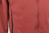 ADIDAS Golf Red Windcheater Jacket size M Mens Full Zip Outdoors Outerwear
