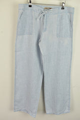 TOMMY HILFIGER Blue Trousers size 40 Womens 100% Cotton Outdoors Outerwear