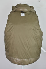 ZARA Beige Padded Jacket size Eur XL Womens Full Zip Outdoors Outerwear