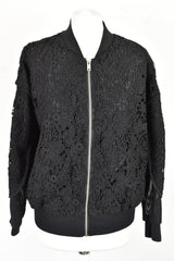 ZARA Black Windcheater Jacket size M Womens Full Zip Bomber Outdoors Outerwear - wornagain.com