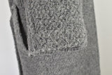 MNG CASUAL Grey Overcoat size Eur S Womens Button Up Outdoors Outerwear