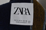 ZARA Blue Jacket size Eur S Women Button Up Acrylic Polyester Outdoors Outerwear