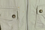 NEXT Beige Windcheater Jacket size L/XL Womens Full Zip Outdoors Outerwear
