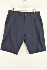 WEIRD FISH Blue Chino Shorts size 34 Mens Cotton Elastane Outdoors Outerwear