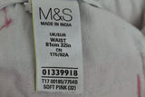 M&S Blue Harbour Pink Chino Short size 32In Mens 100% Cotton Outdoors Outerwear