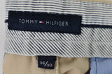 TOMMY HILFIGER Beige Chino Trousers size 36/30 Mens 100% Cotton Outdoors
