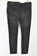 LEVI'S Grey Slight Curve Mid Rise Skinny Jeans size 12/31 Womens Outdoors