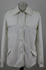 TOMMY HILFIGER White Jacket size Uk 16