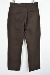 ZARA Brown Jeans size Eur 38 Womens 100% Cotton Outdoors Outerwear Womenswear
