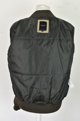 NEW LOOK Men Green Padded Jacket size M Mens Full Zip Outdoors Outerwear