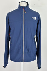 THE NORTH FACE Blue Windcheater Jacket size M Womens Full Zip Summit Series