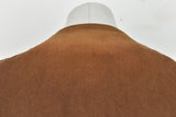 HIDEPARK Brown Leather Vest Gilet size 3XL Mens Real Leather Outdoors Outerwear