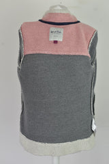 WEIRD FISH Beige Macaroni Jumper size Uk 10 Womens Full Zip Outdoors Outerwear