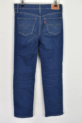 LEVI'S 314 Blue Shaping Straight Jeans size 28 Womens Outdoors Outerwear