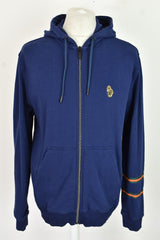 LUKE SPORT Blue Hoodie size XL Mens Full Zip Outdoors Outerwear Menswear