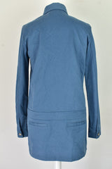 ZARA Blue Dress size S Womens Overshirt Button Up Outdoors Outerwear