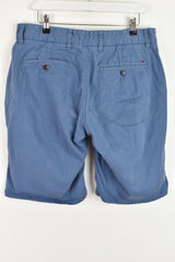 TOMMY HILFIGER Blue Chino Shorts size 34 Mens Cotton Elastane Outdoors Outerwear