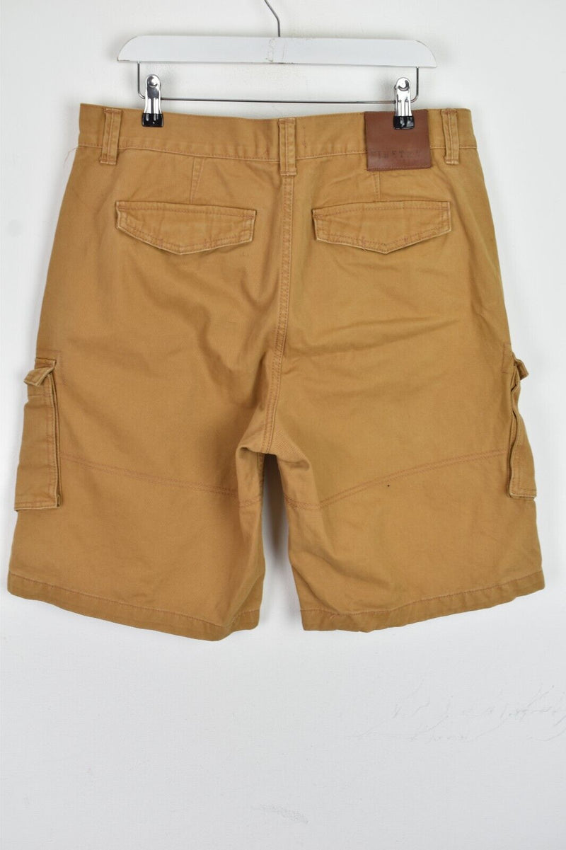 FIRETRAP Brown Cargo Shorts size L Mens Outdoors Outerwear Menswear 100% Cotton
