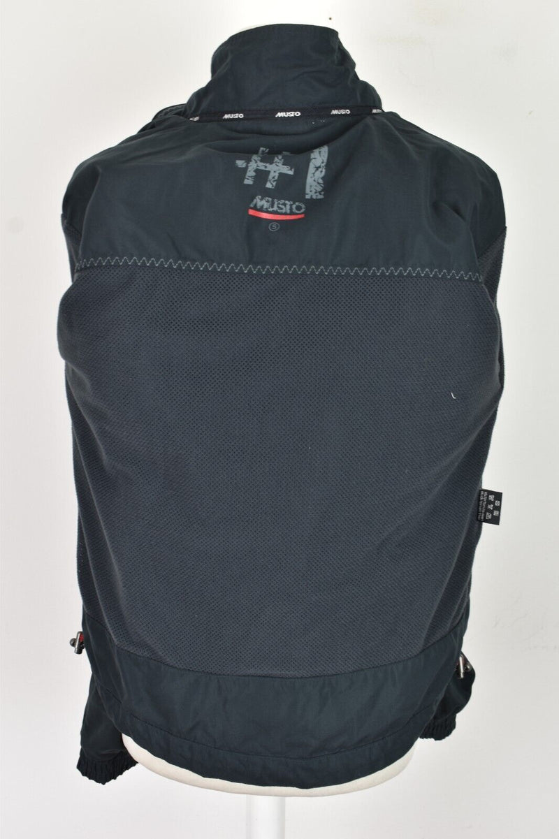 MUSTO Performance Black Windbreaker Jacket size S Mens Outdoors Outerwear