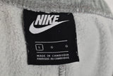NIKE Grey Joggers Size L Mens Cotton Polyester Sportswear Outdoors Outerwear