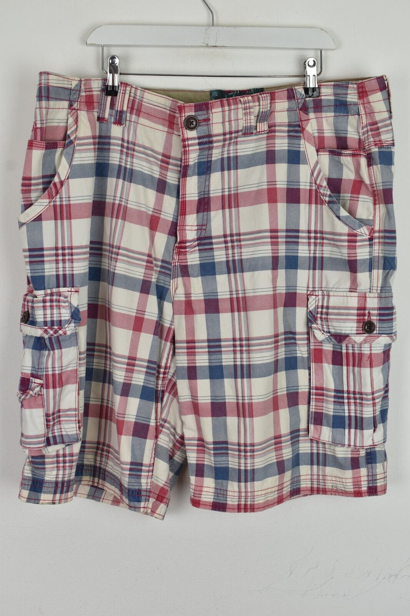 MANTARAY Pink Cargo Short size 42 Mens Checked Outdoors Outerwear Menswear
