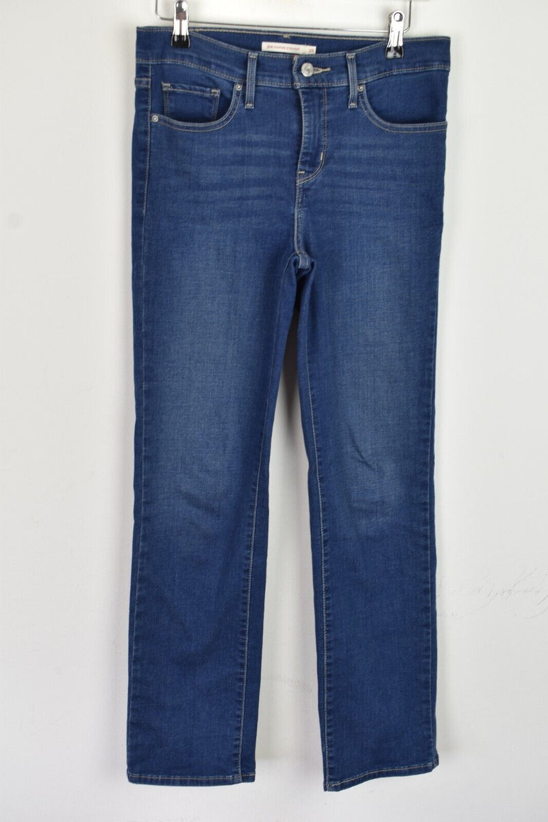 LEVI'S 314 Blue Shaping Straight Jeans size 28 Womens Outdoors Outerwear