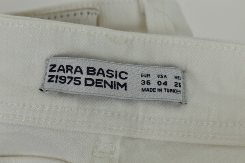 ZARA Basic White Skinny Jeans size Eur 36 Mens Outdoors Outerwear Womenswear