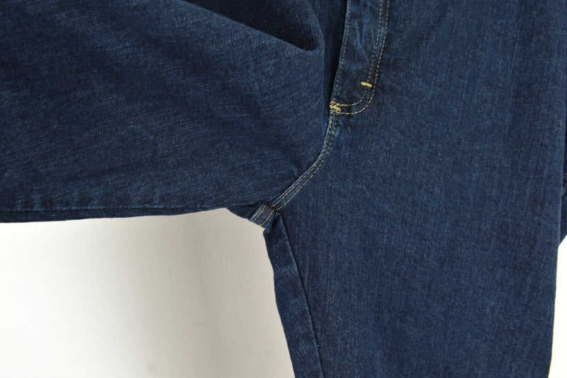 WRANGLER Blue Flex Straight Jeans size 54x32 Mens Outdoors Outerwear Menswear