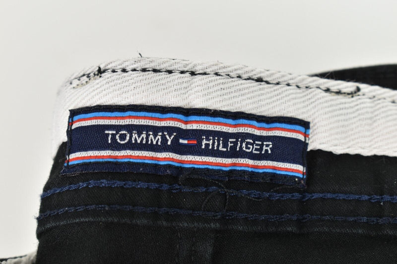 TOMMY HILFIGER Black Chino Trousers size 36 Mens 100% Cotton Outdoors Outerwear