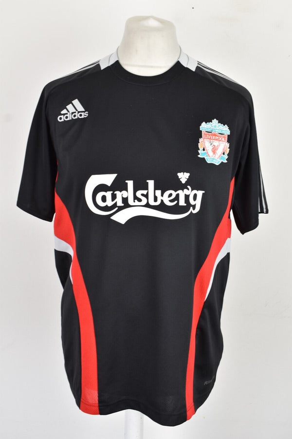 ADIDAS Liverpool FC 2008-09 Training Football T-Shirt size M Mens Outdoors
