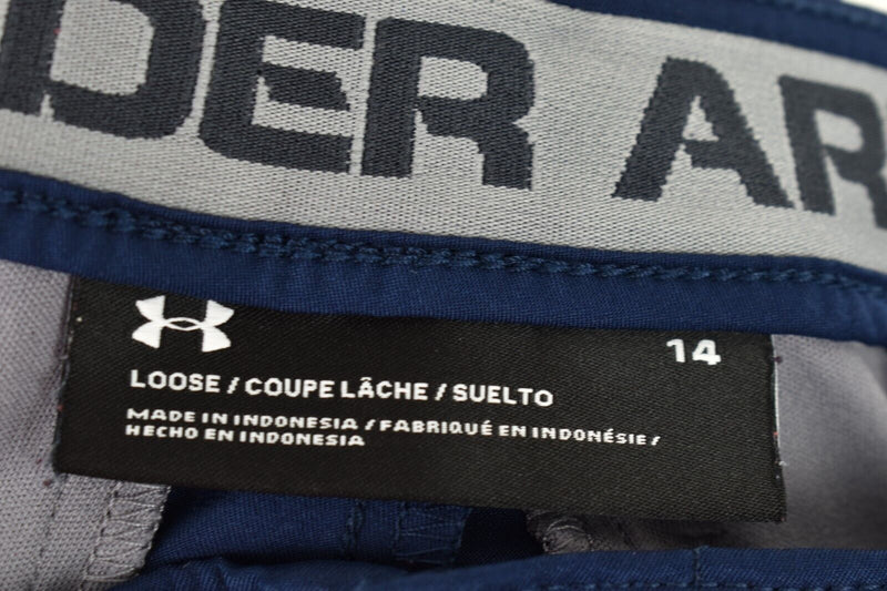 UNDER ARMOUR Blue Trousers size Uk 14 Womens Loose Outdoors Outerwear Womenswear