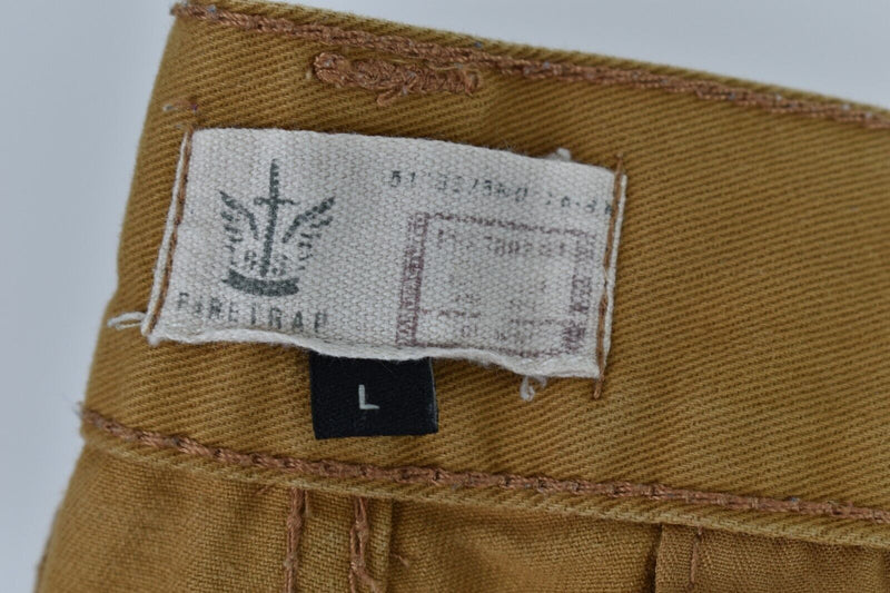 FIRETRAP Brown Cargo Shorts size L Mens Outdoors Outerwear Menswear 100% Cotton