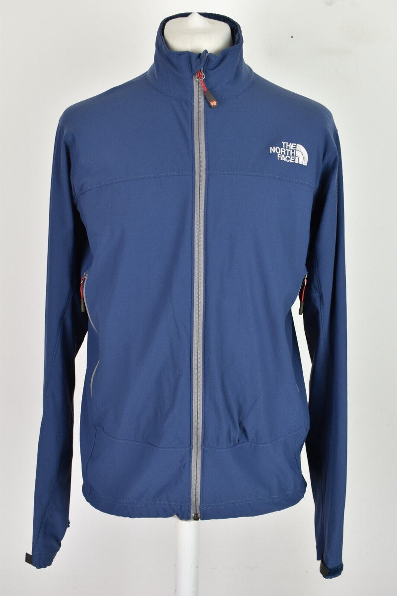 THE NORTH FACE Blue Windcheater Jacket size M Womens Full Zip Summit Series