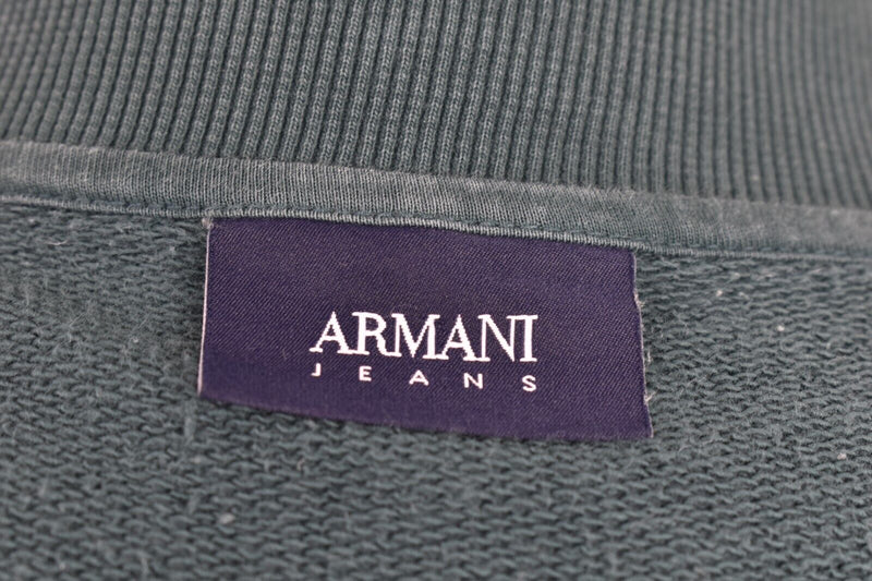 ARMANI Jeans Blue Track Jumper size XL Mens Full Zip Outdoors Outerwear Menswear