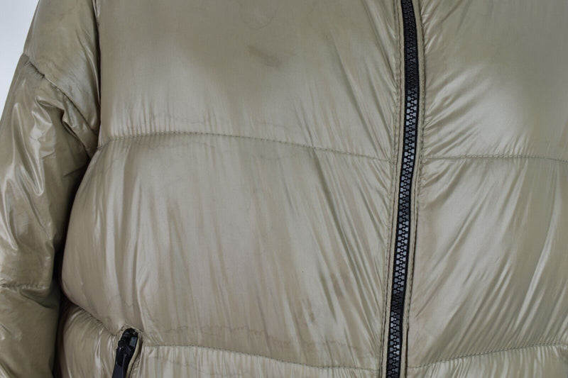 ZARA Beige Padded Jacket size Eur XL Womens Full Zip Outdoors Outerwear