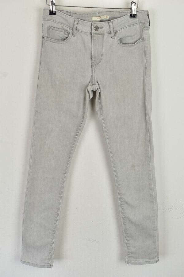 LEVI'S 711 Grey Skinny Jeans size W28 L30 Mens Outdoors Outerwear Womenswear