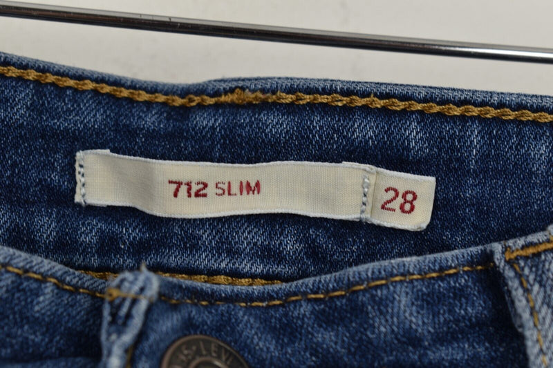 LEVI'S 721 Blue Slim Jeans size W28 L32 Womens Outdoors Outerwear Womenswear